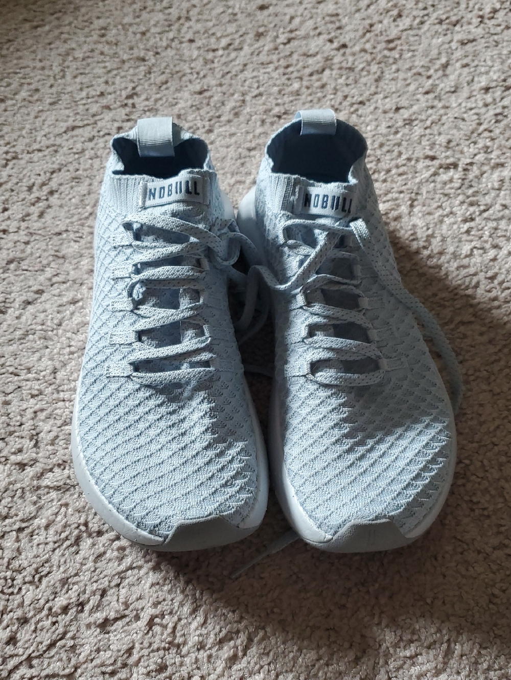NOBULL Light Blue Knit Trainer - Comfortable Athletic Shoes